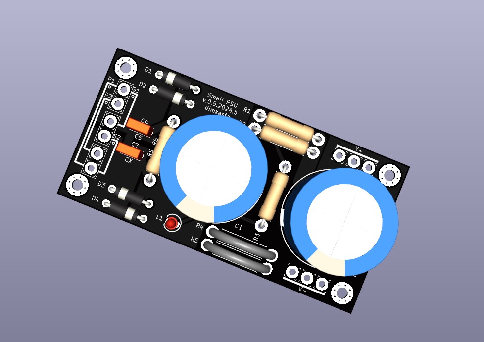 Small PSU – PCB finalized