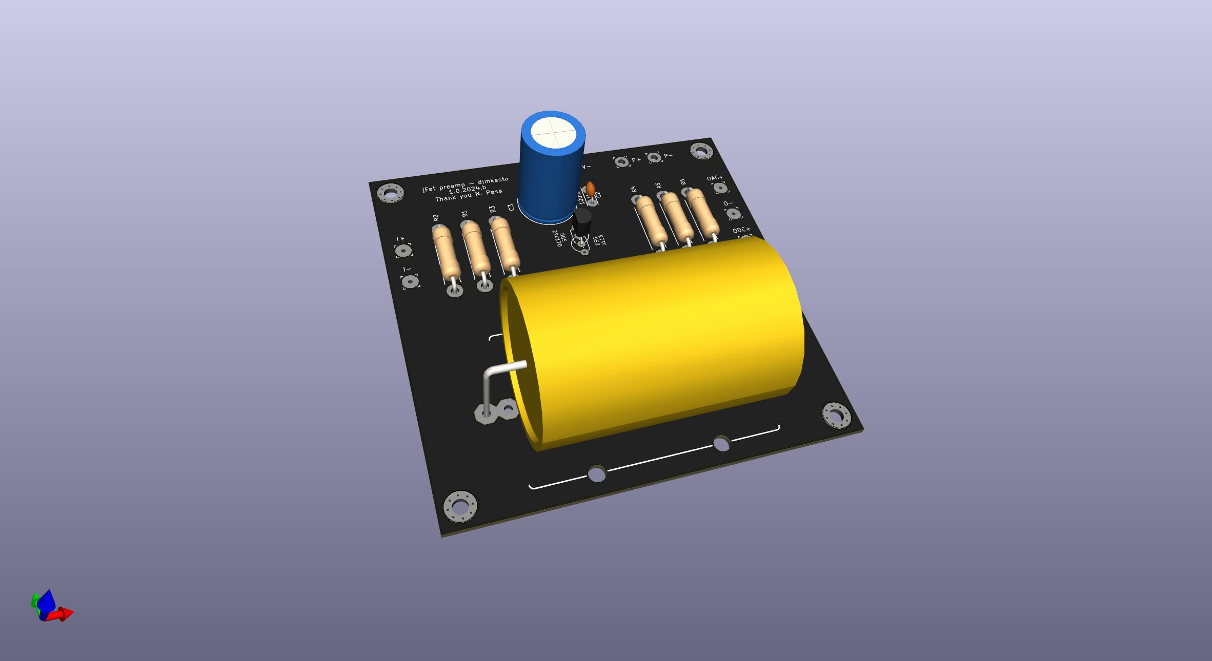 Simple jFet preamplifier – jBoZ – July 2024 progress